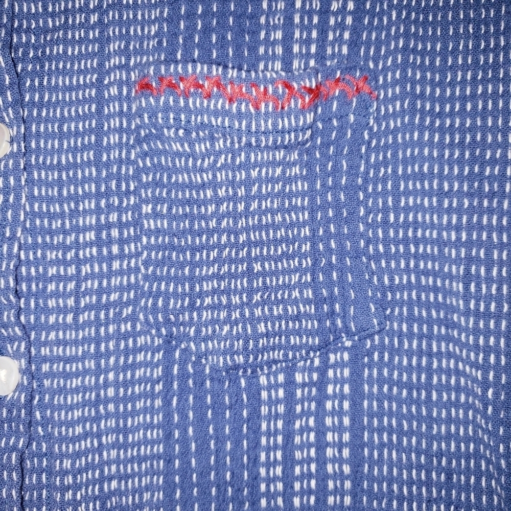 THML Textured Button Down Top - Picture 4 of 6